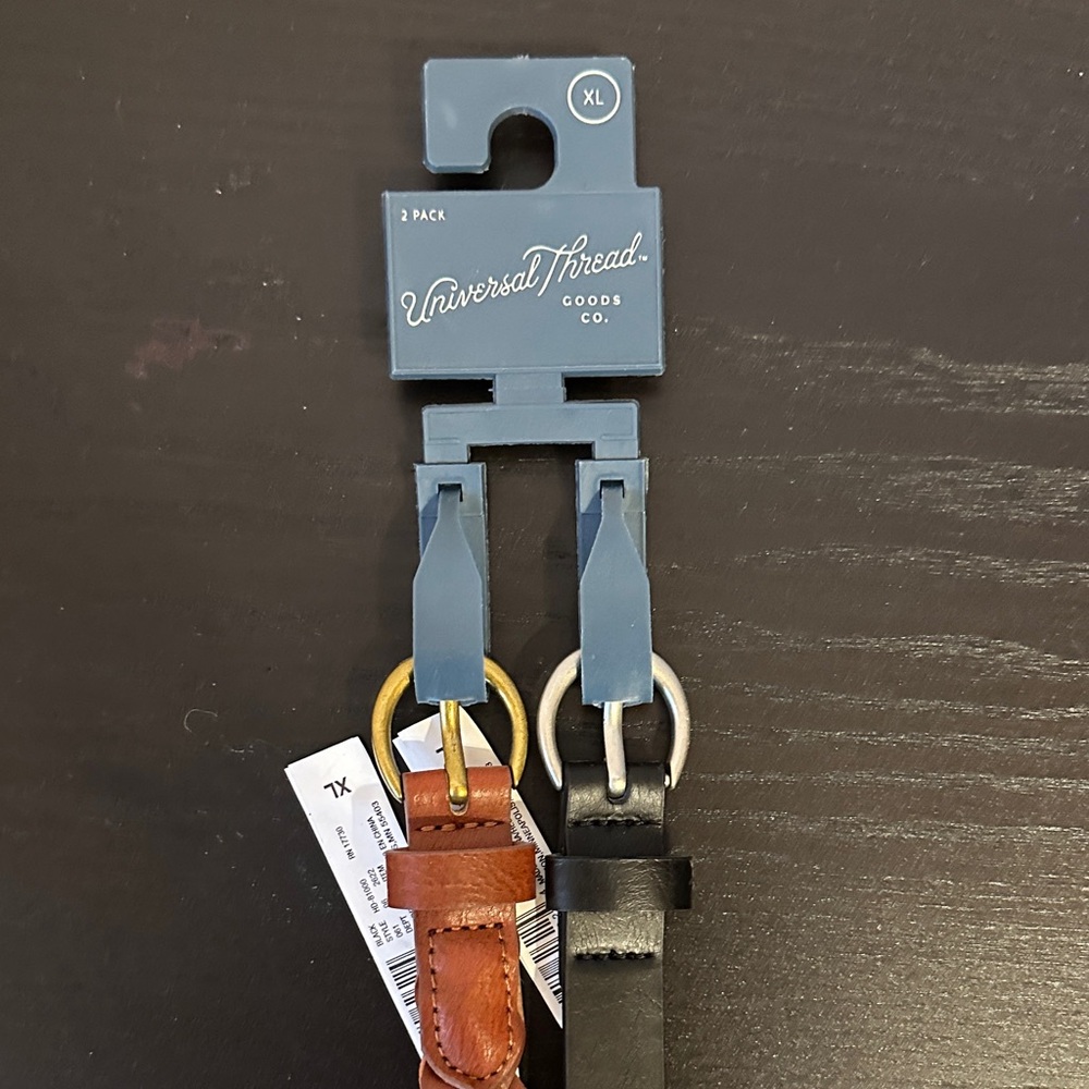 Target Universal Thread Thin Brown and Black Belt Duo